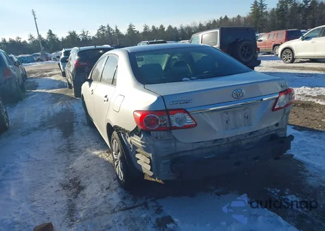 2013 Toyota Corolla Le z USA, uszkodzony, nr VIN 2T1BU4EEXDC980437